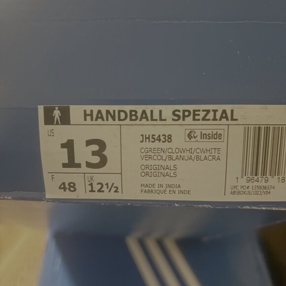 Adidas Handball Spezial Green White Gum Sneakers Men’s 13 JH5438 NWT - Picture 7 of 8